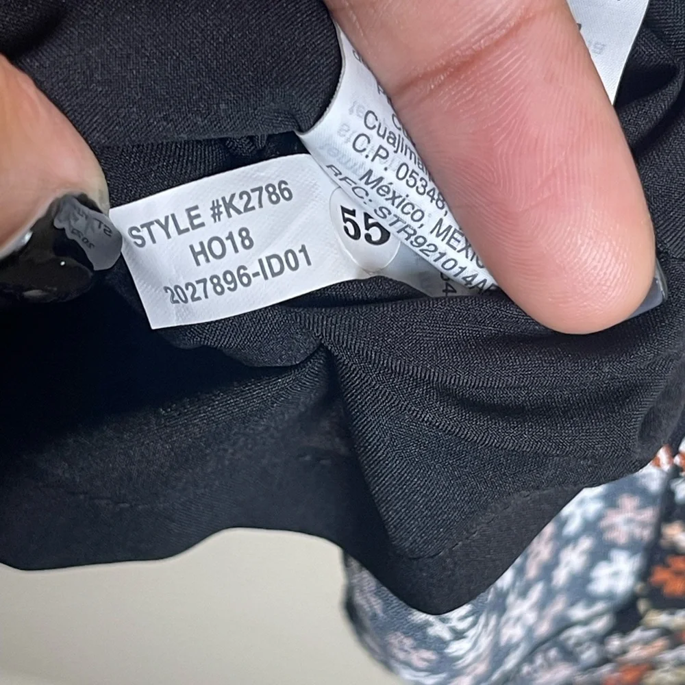 Madewell Button Down Cami Petite Blooms Size 2 #K2786 - Picture 10 of 11